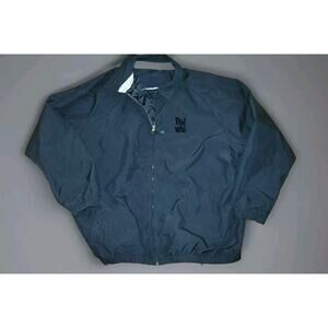 Vintage The Who Tour Bomber Jacket Black Lightweight Size L Rock